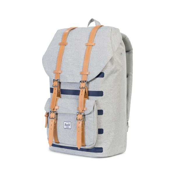 Herschel Little America Backpack Light Grey Crosshatch – Bliss Bandits
